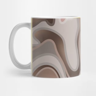 Brown fluid art Mug